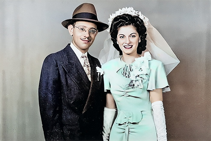 Manny & Shirley Kaufman, June 30, 1946