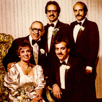 Manny Alan Stan Shirley Shirley Stu 112184 Alan Micheles Wedding