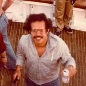Alan Summer 1979 on a boat
