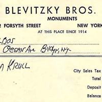 Blevitzky Bros 1968 Anna Krull