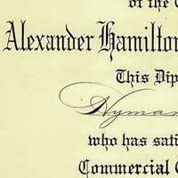 Hy 1941 HS Graduation Diploma