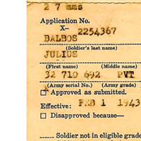 War Dept Reply Card 042043