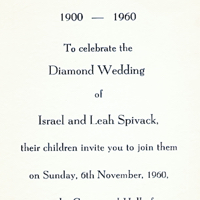 Invitation from London 1960