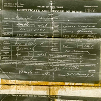 Manny Birth Certificate