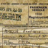Manny Registration 1938 Ford Model A