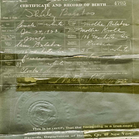 Shirley Birth Certificate 123