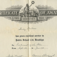 Shirley Certificate