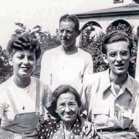 Shirley Molly Hy Manny 1947 Hotel Evans